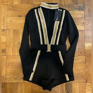 Black Fashion Nova Romper